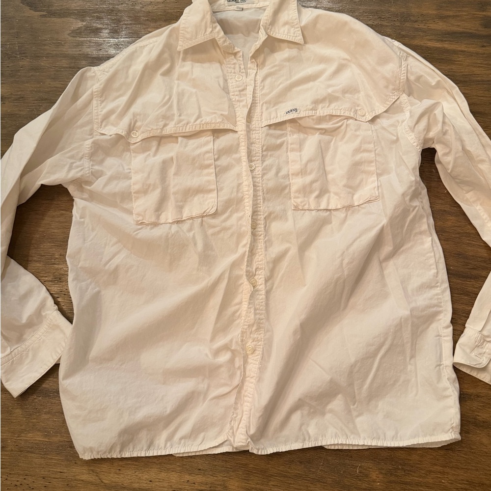 vintage 1990s button-up shirt from Guess by Georges Marciano Large